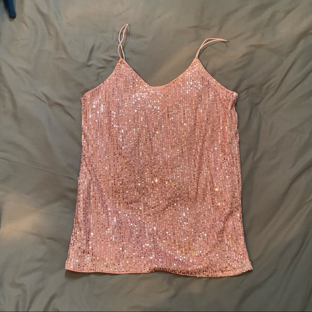 SHEIN sequin tank top